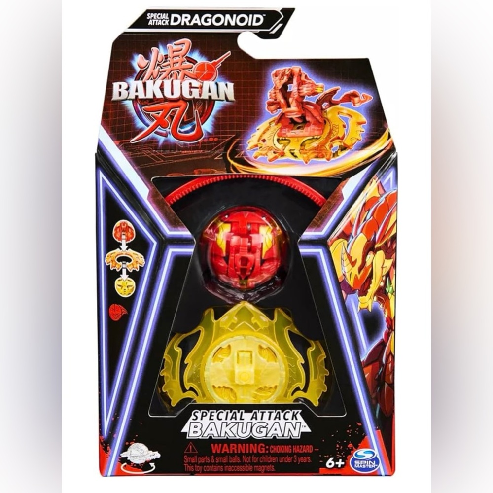Lot of 10 packs Bakugan Special Attack Dragonoid Toy new in packages